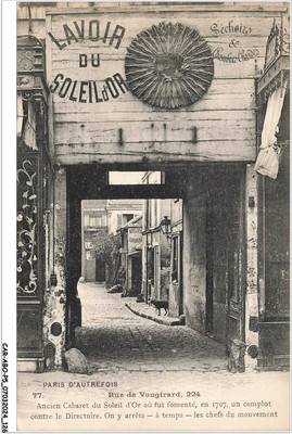 CAR-ABOP5-0451-75 - PARIS D'AUTREFOIS - Rue de vaugirard