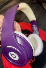 Beats by Dr. Dre Studio Wired Headband Headphones Purple Tristian Eaton Rare
