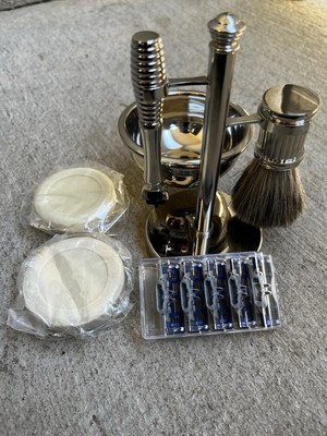 Parker x Gillette Mach 3 Limited Edition Vintage Stainless Steel Shaving Kit