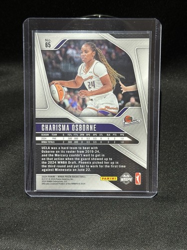 2024 Panini Prizm WNBA - Charisma Osborne #65 Silver Prizm (RC) - Bild 2 von 2