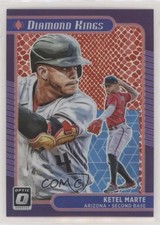 2021 Panini Donruss Optic Diamond Kings Red Dragon Prizm 108/110 Ketel Marte 7s2