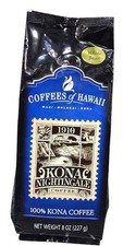 100 Kona Coffee Whole Bean - Coffees of Hawaii - Kona Nightingale 8 oz 1bag
