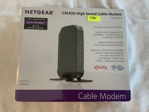 NEW Soldes CM400 Modem de câble haute vitesse DOCSIS 3.0 340 mbps