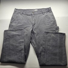 Carhartt Mens Relaxed Straight Rugged Flex 5 Pocket Work Pant Gray 38/31 NWOT