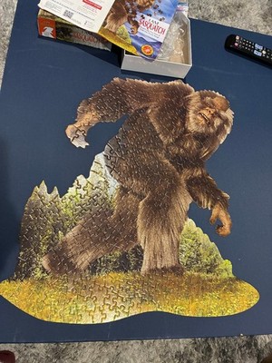 Madd Capp I Am Sasquatch Unique 300 Piece Shaped Jigsaw Puzzle 24x22