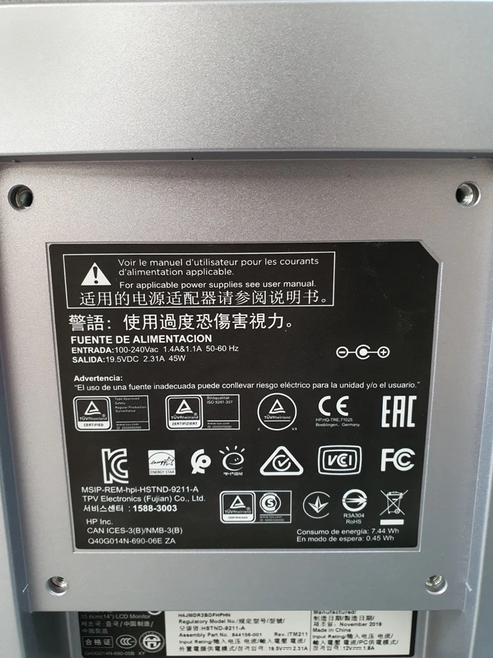 HP L7014 Monitor - Head Only - LED monitor - 14" OPENED/NEVER USED EC0907 - Image 4 of 4