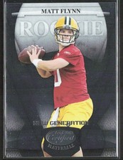 2008 Leaf Certified Materials MATT FLYNN /1500 Rookie Card RC #184 Packers. rookie card picture