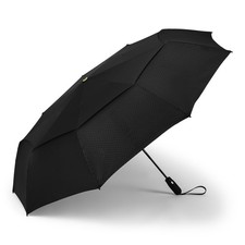 Vortex Automatic Jumbo Compact Folding Windproof Travel Umbrella Push Butto...