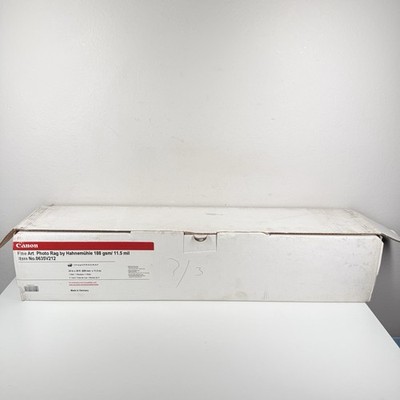 Canon Fine Art Photo Rag Hahnemühle 188gsm 24 x39  ImagePROGRAF 0635V212 New