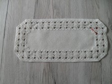 Hardanger Handarbeit Weihnachten kleiner L&auml;ufer NEU