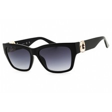 Guess Unisex Sunglasses Shiny Black Injected Propionate Rectangular GU00105 01B