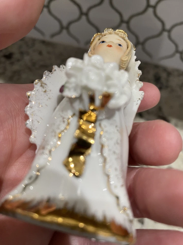 De colección Años 50 Lefton Japón NOVIA NOVIO BODA PASTEL TOPPERS Estatuillas Porcelana LEER Foto 4 de 4