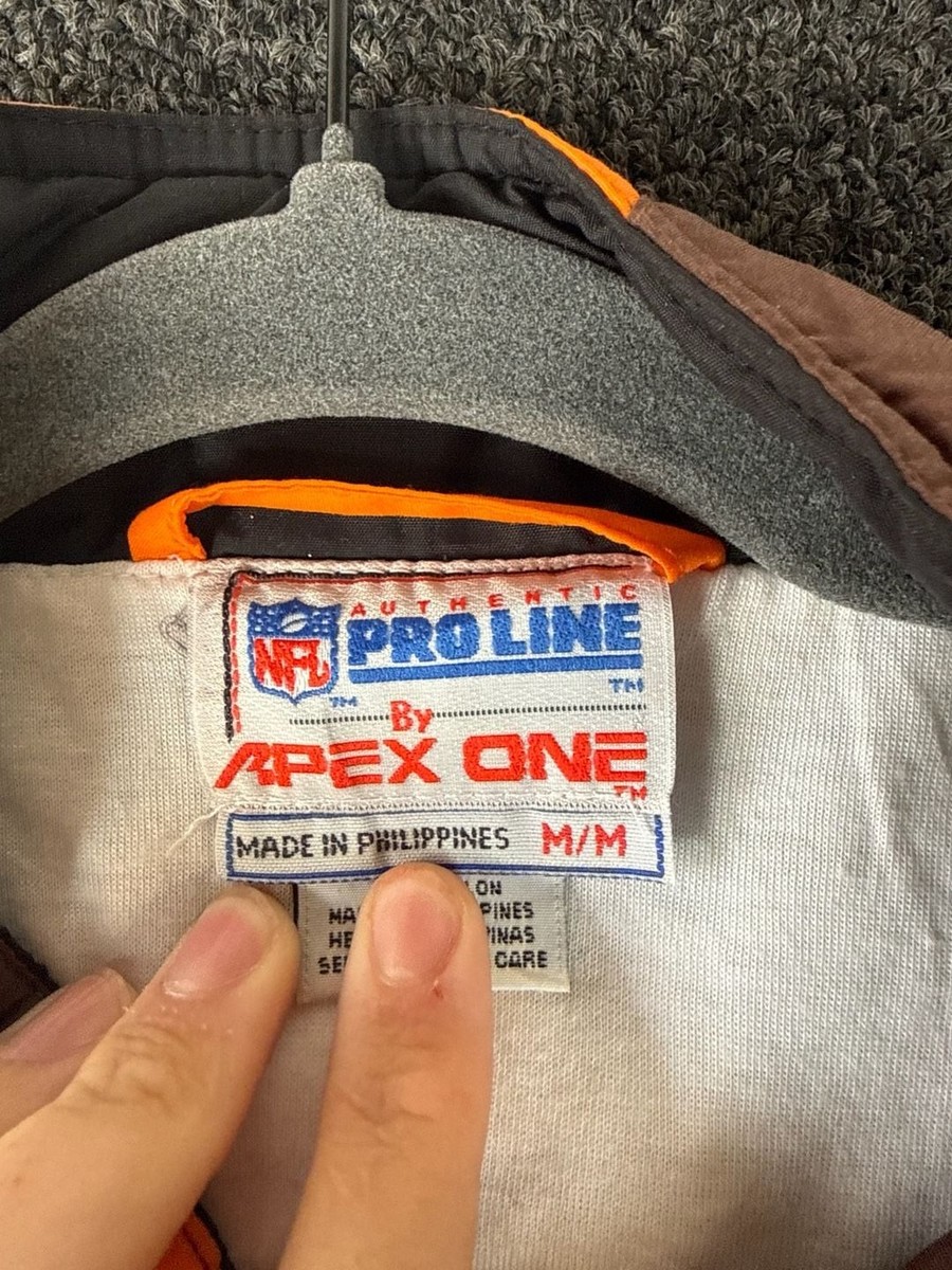 Vintage Apex One NFL Pro Line Cleveland Browns Puffer Jacket Size