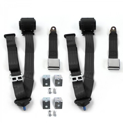 JP Gladiator 1962 - 1988 Airplane 3pt BK Seat Kit w/Brackets-2 Belts