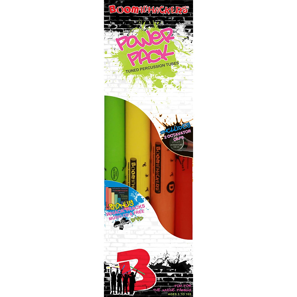 Rhythm Band Boomwhackers 8 Note Diatonic kit 2 Octavator Caps Informational DVD 6790₽