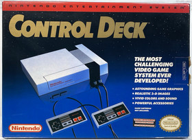 Nintendo 1990 NES Console Control Deck Gray New VGA Qualified Q 80+ Archival