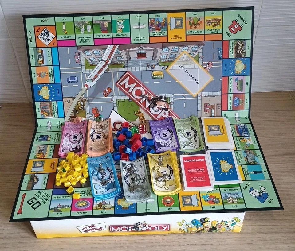 The Simpsons Monopoly Family Board Game - Parker Brothers, - Image 2 of 4