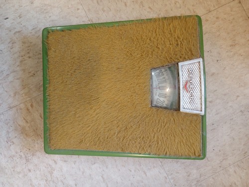 Funky Shag Vintage Bathroom Scale