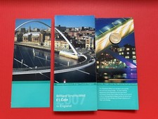 2007 Gateshead Millennium Bridge Round £1 One Pound Coin BUNC