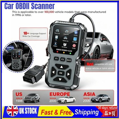 2026 V530 OBD2 Scanner Car Code Reader Check Engine Fault Diagnostic Tool OBDII