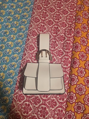 Zac Zac Posen Biba Buckle Wristlet White