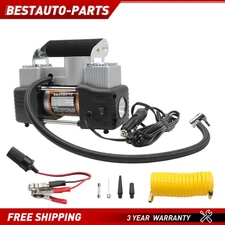 Portable Heavy Duty Air Compressor Car Tire Inflator Electric Pump Auto 12V