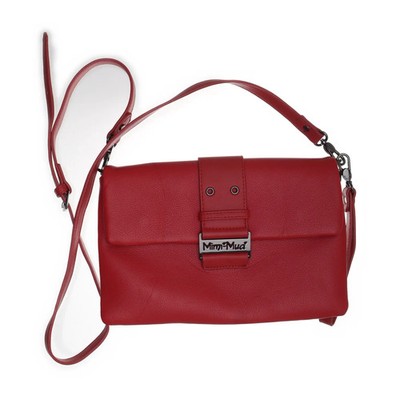 Mimi Mua, Umhängetasche, Damen, Polyester/Polyurethan, Rot, 25, 1, 18 cm #QY6