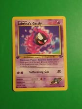 Pokemon 2000 Gym Challenge 1st Edition Sabrina's Gastly #97/132 LP/MP on eBay