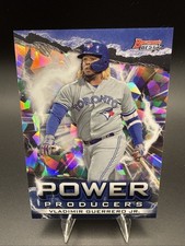 VLADIMIR GUERRERO JR ATOMIC REFRACTOR CRACKED ICE PRIZM CARD 2020 Bowman's Best