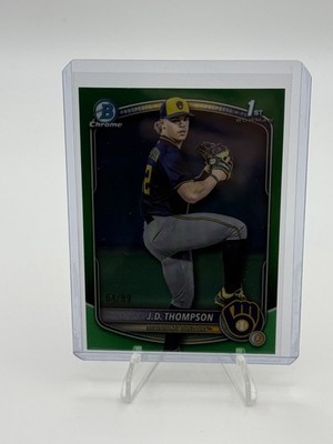 2026 Bowman Draft - J.D. Thompson Green Refractor /99 #BDC-14