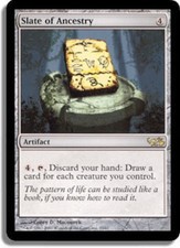 1x Lightly Played, English Slate of Ancestry - Duel Decks: Elves vs. Goblins