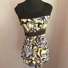Agenda Y2K Abstract Print Sleeveless Tunic To...
