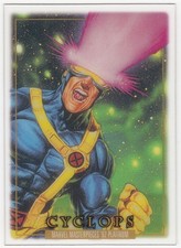 2024 Upper Deck SkyBox Marvel Masterpieces ’92 Platinum Clear Cut CYCLOPS #13