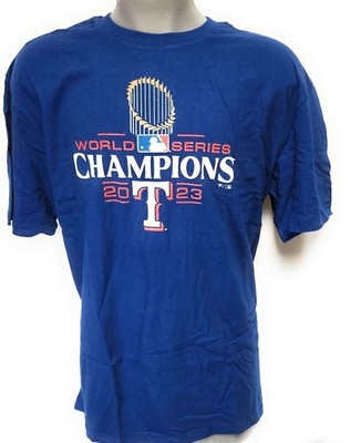 Mens Fanatics Texas Rangers 2023 World Series Champions MLB Baseball T-Shirt