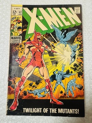 The X-Men #52 (Marvel Comics January 1969)