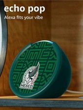 Amazon Echo Pop Mexico National Soccer Team Limited Edition Alexa Smart Speaker