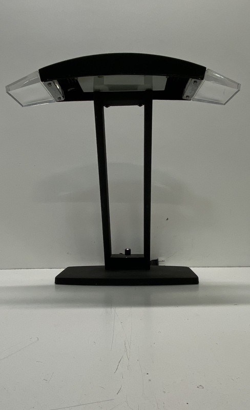 Unknown Brand Table Lamp Black Clear Modern Design Dual Arm Electric Not
