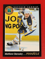 NHL MATTHEW BARNABY Buffalo Sabres 1993-94 Pinnacle ROOKIE Trading CARD #216