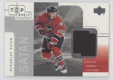 2001-02 Upper Deck Top Shelf Game-Used Jerseys Miroslav Satan #TJ-MS xp6