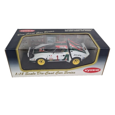 Kyosho 08132A ''Lancia Stratos HF Rally '77 Monte Carlo'' Die Cast Car Limited Edi