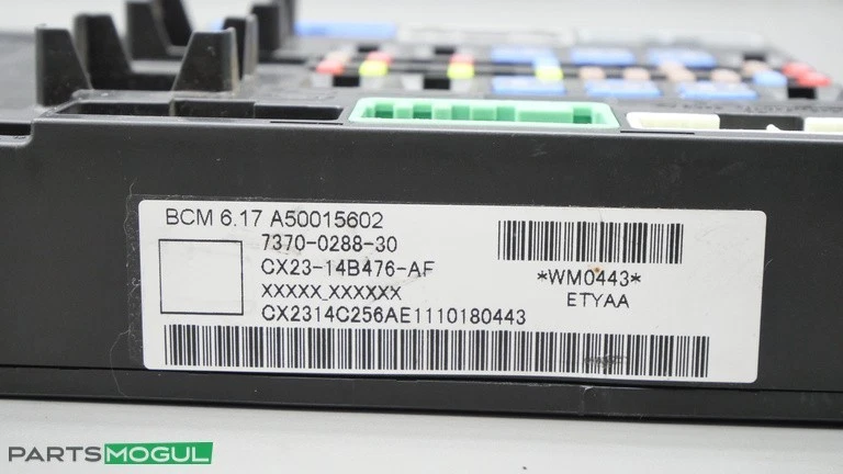 Módulo de control de carrocería de caja de fusibles delantera Jaguar XF 2012-2015 BCM CX23-14B476-AF OEM Foto 2 de 4