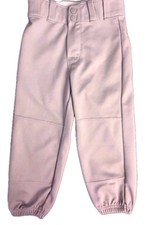 XS Youth Rawlings Baseball Pants Athletic WALY31P Gray Zip Snap Elastic Pocket