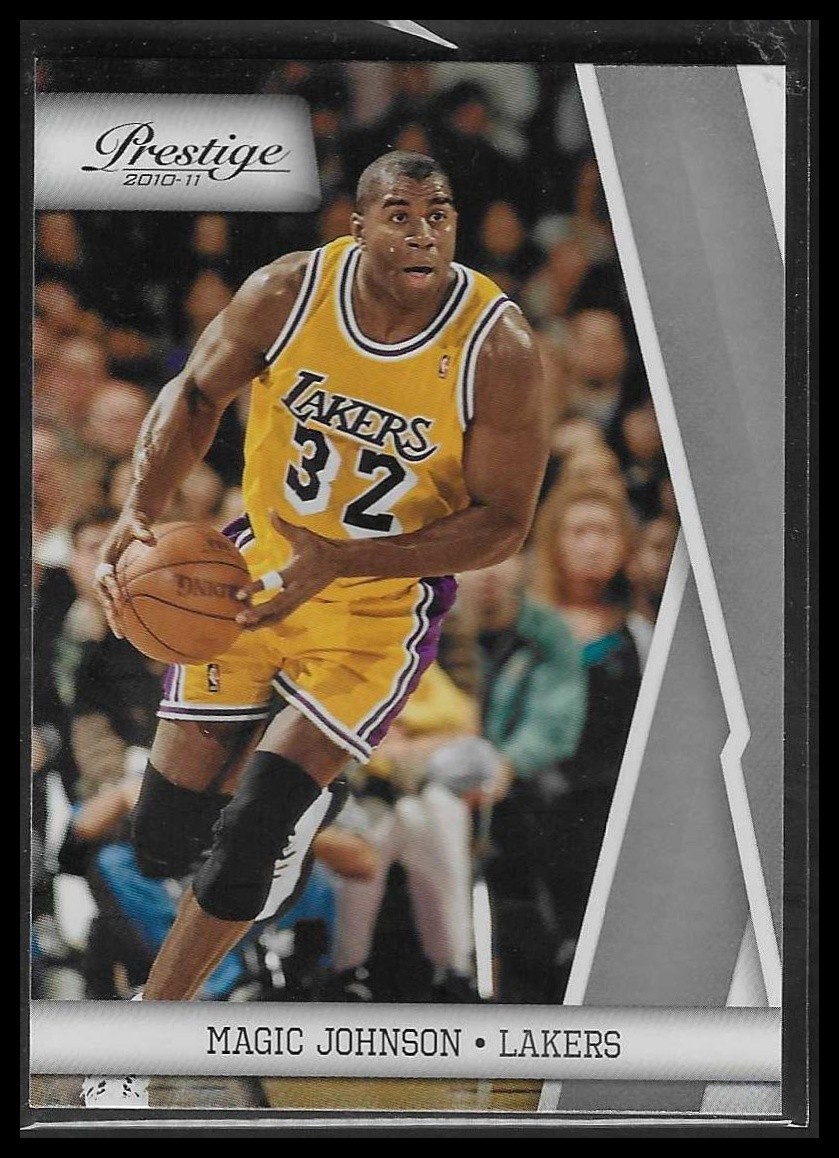 2010-11 Panini Prestige Magic Johnson Los Angeles Lakers #139