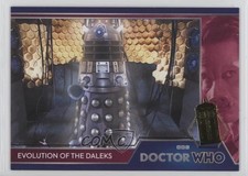 2023 Doctor Who Series 1 to 4 Gold TARDIS 40/50 Evolution of the Daleks #93 1d3a