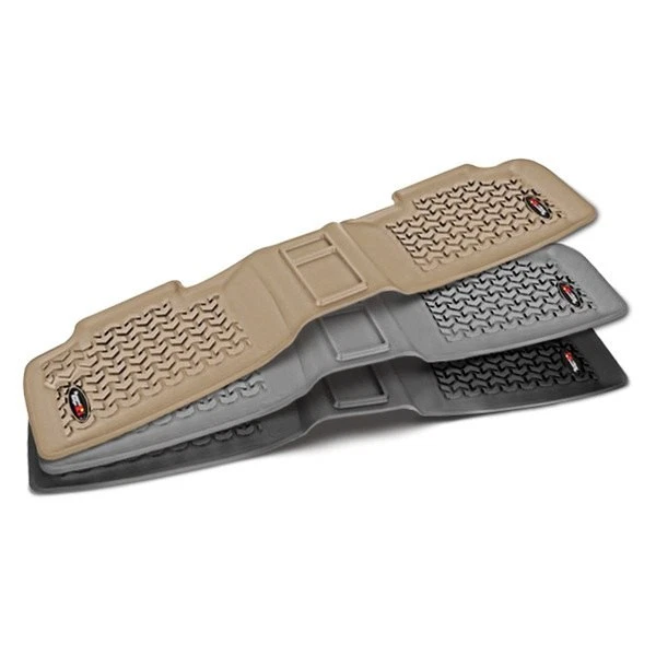 For Ram 1500 11-18 Rugged Ridge 82953.11 All Terrain 2nd Row Black Floor Liner Foto 3 de 4