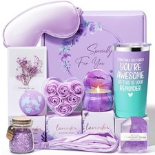 Birthday Gifts for Women Friendship Lavender Relaxing Spa