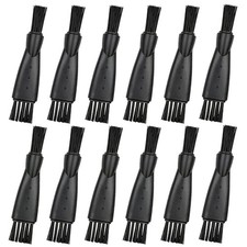 12 Pcs Electric Razor Brush, Shaver Cleaning Double-Head Shaving Black