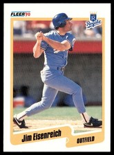 1990 Fleer Jim Eisenreich Kansas City Royals #106