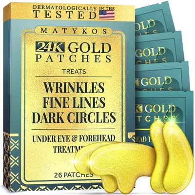 Forehead & Under Eye Wrinkle Patches - Collagen, Hyaluronic Acid