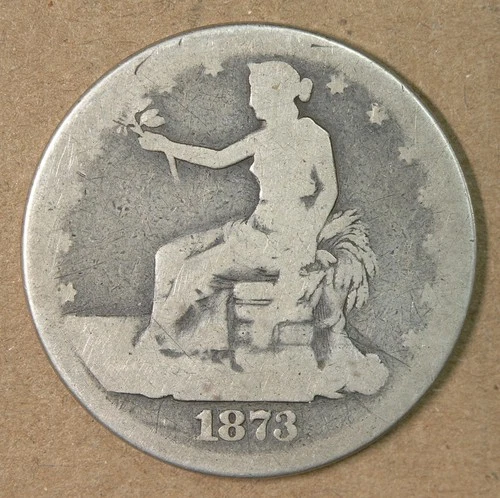 $1 1873 Trade Dollar Fair Philadelphia Mint * AvenueCoin